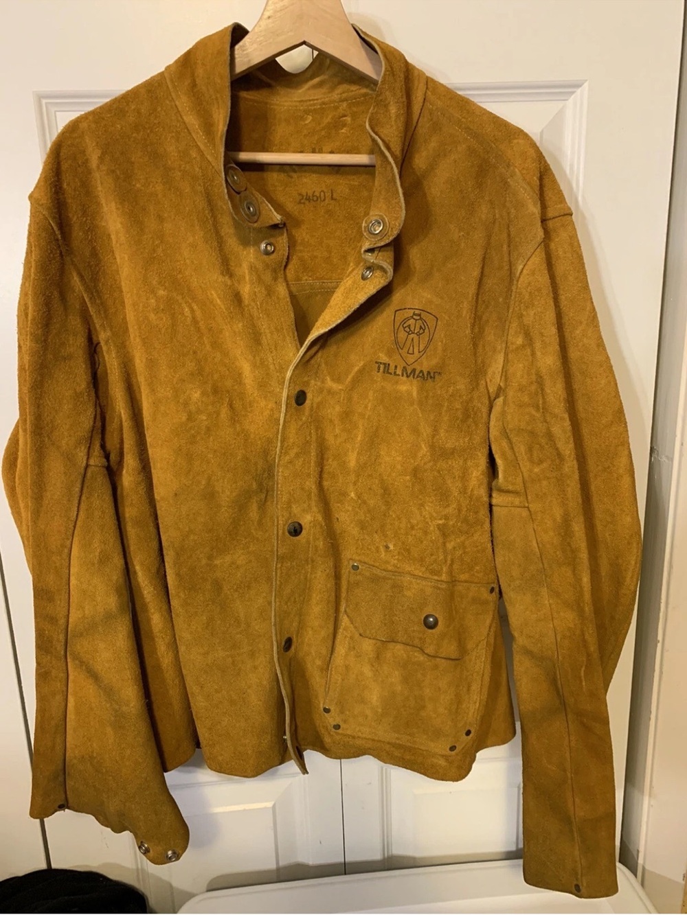 Tillman 30" Cowhide Leather Jacket Large 2460L